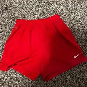 Nike Dri-FIT Red Shorts